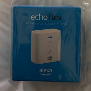 New in Box Echo Flex Plug-in Smart Speaker (Alexa) - White